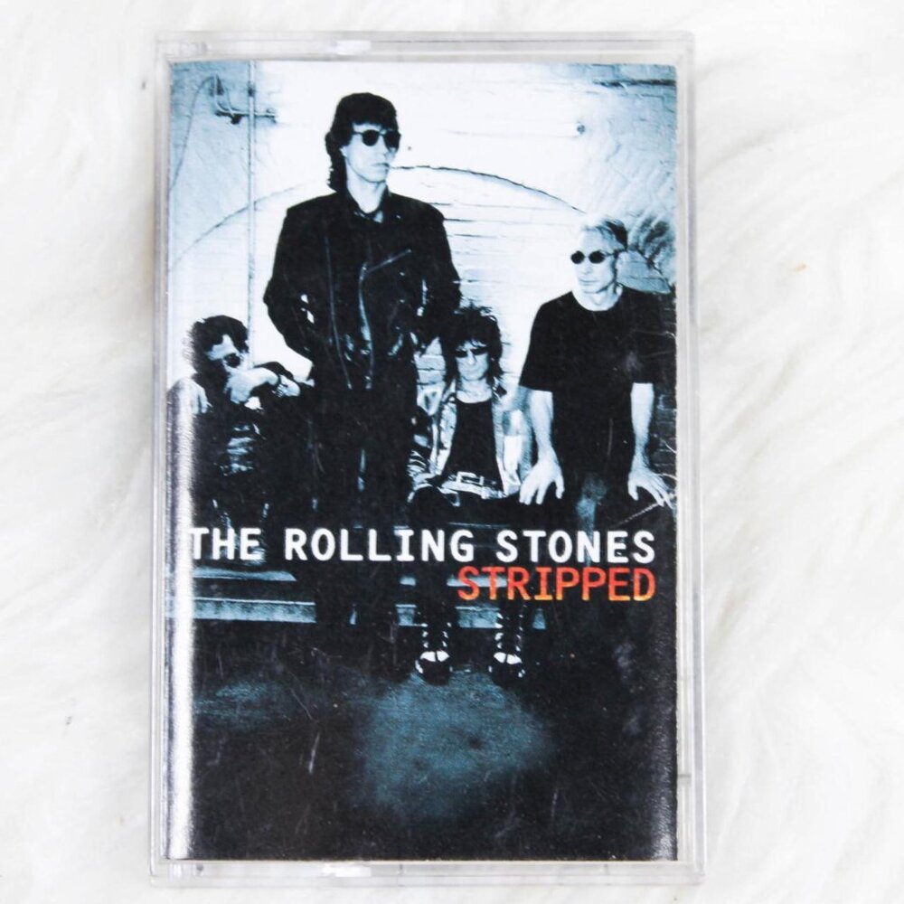 Vintage 1995 Rolling Stones - "Stripped" Cassette Tape - Classic Rock